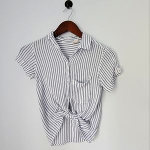 Japna Rayon Front Knot T-Shirt - Size US XS